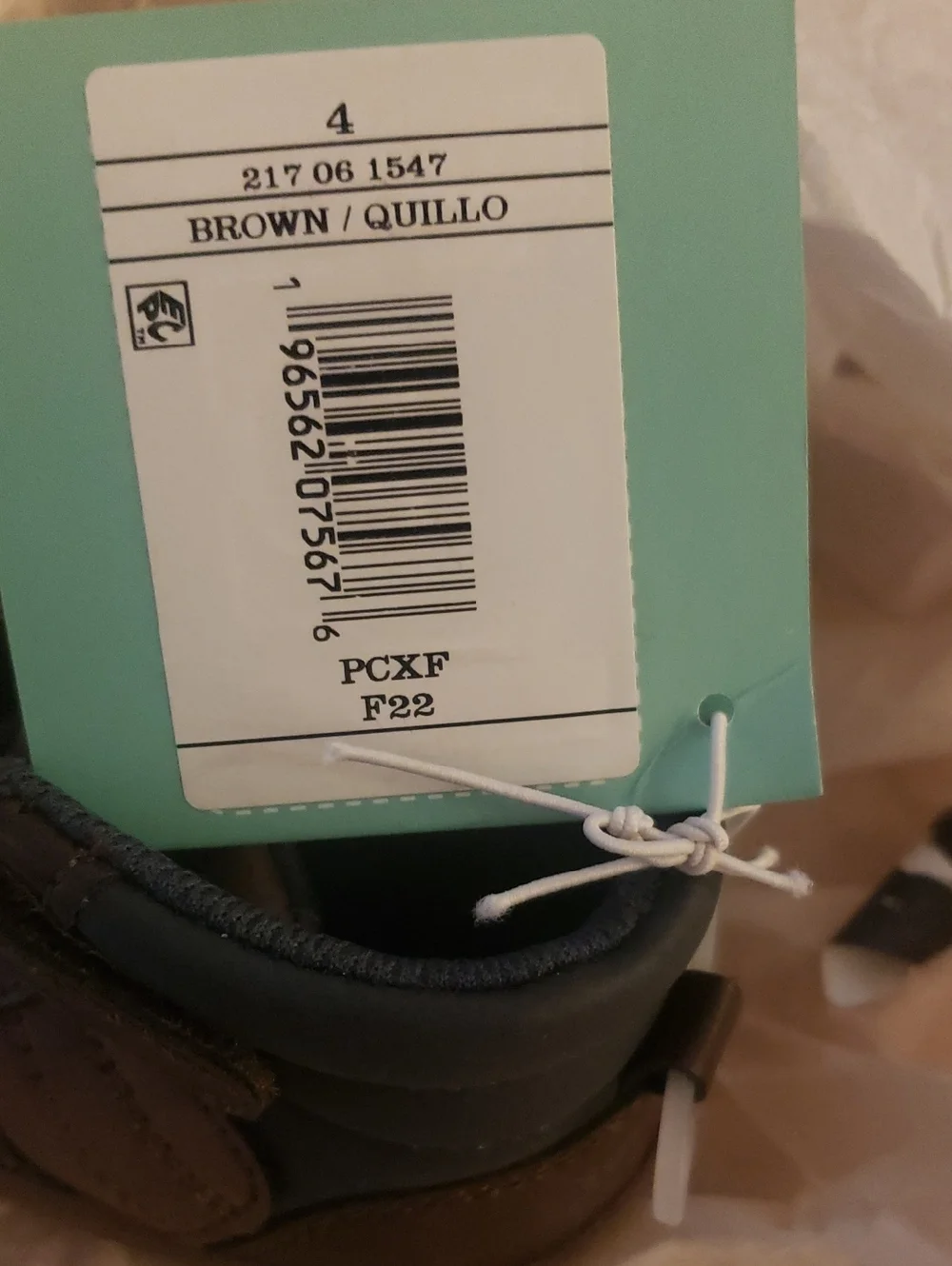Stride Rite Brown Kids High-Top Boots with Hook-and-Loop Strap Size 4 Infants